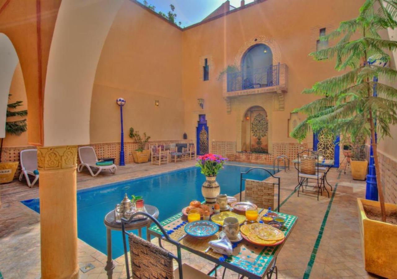 Riad La Villa Bleue & Spa Marrákes Kültér fotó