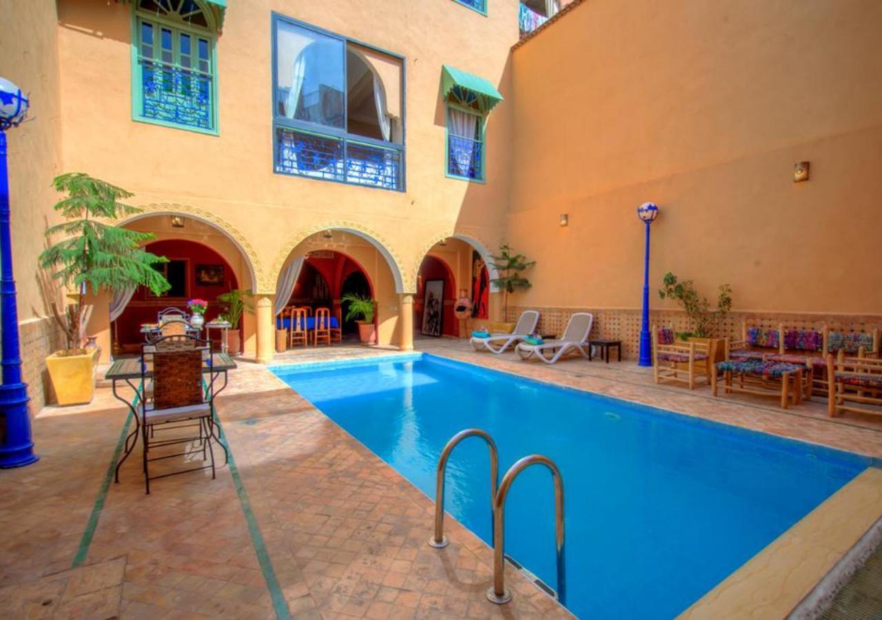 Riad La Villa Bleue & Spa Marrákes Kültér fotó