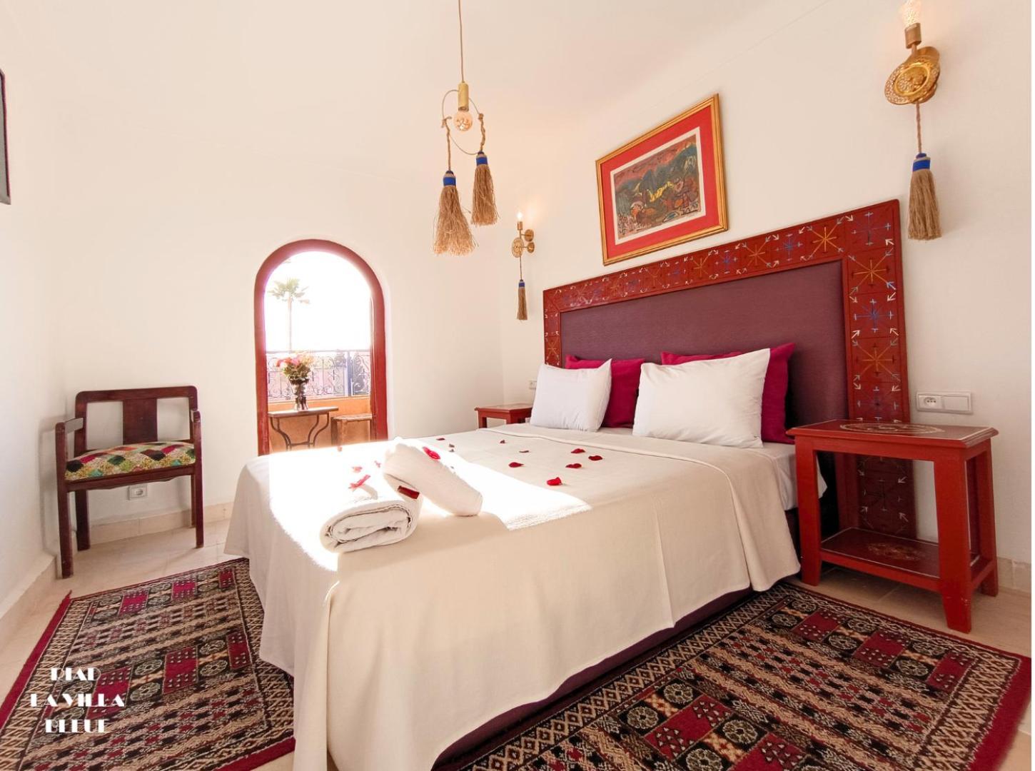 Riad La Villa Bleue & Spa Marrákes Kültér fotó