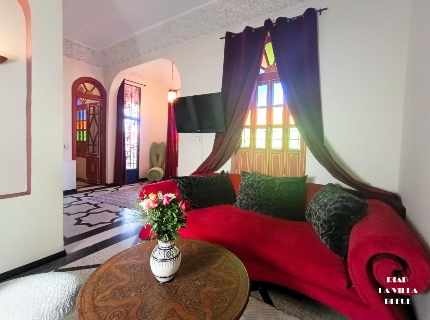 Riad La Villa Bleue & Spa Marrákes Kültér fotó