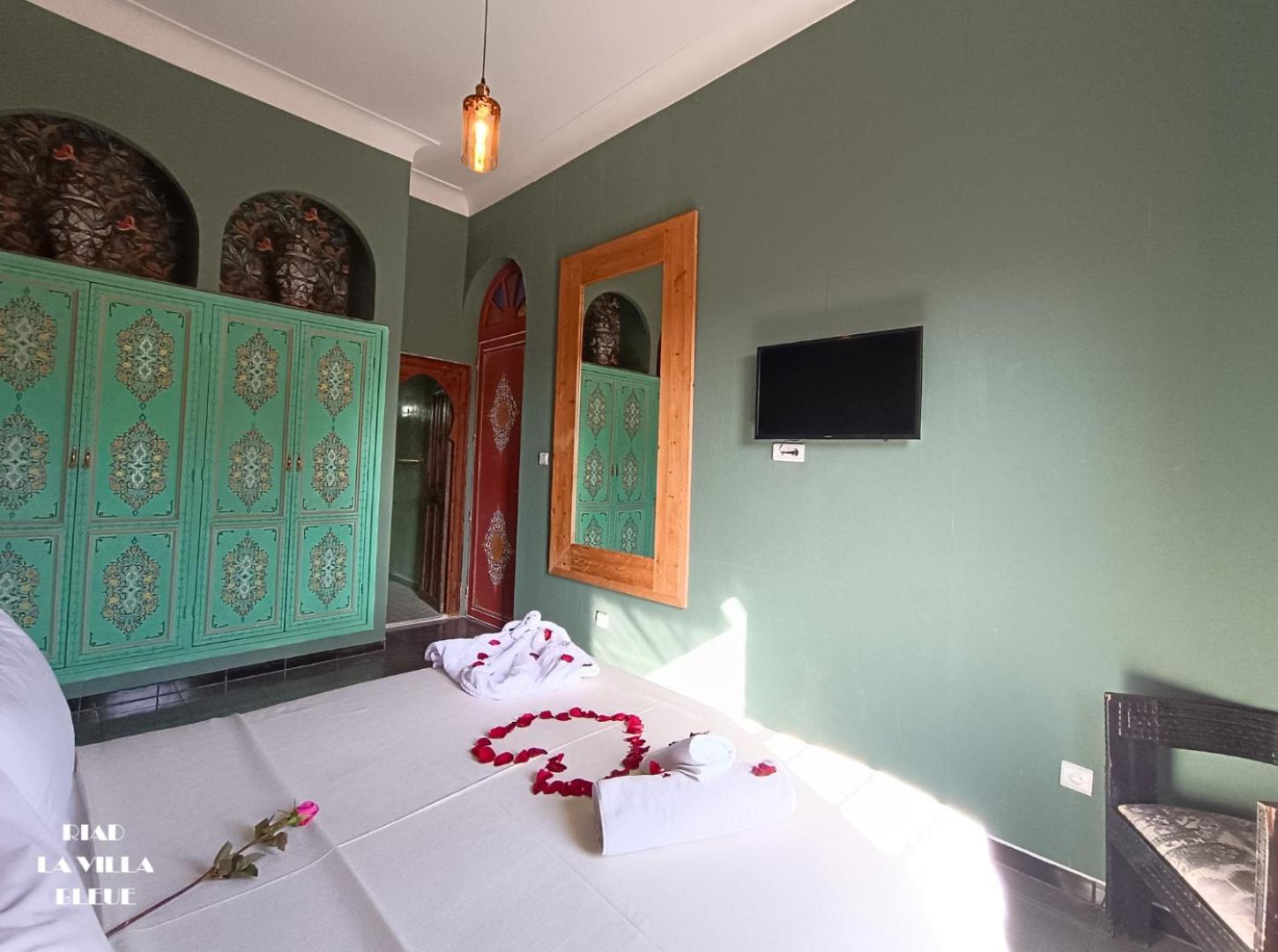 Riad La Villa Bleue & Spa Marrákes Kültér fotó